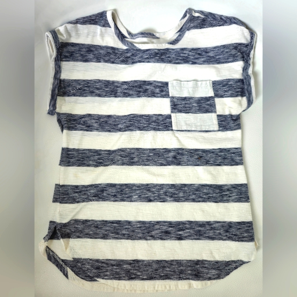 Striped Blue and White T-Shirt